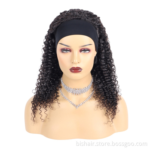 100% Human Hair Virgin Curly Wigs For Black Women Wigs Deep Curly Black Afro